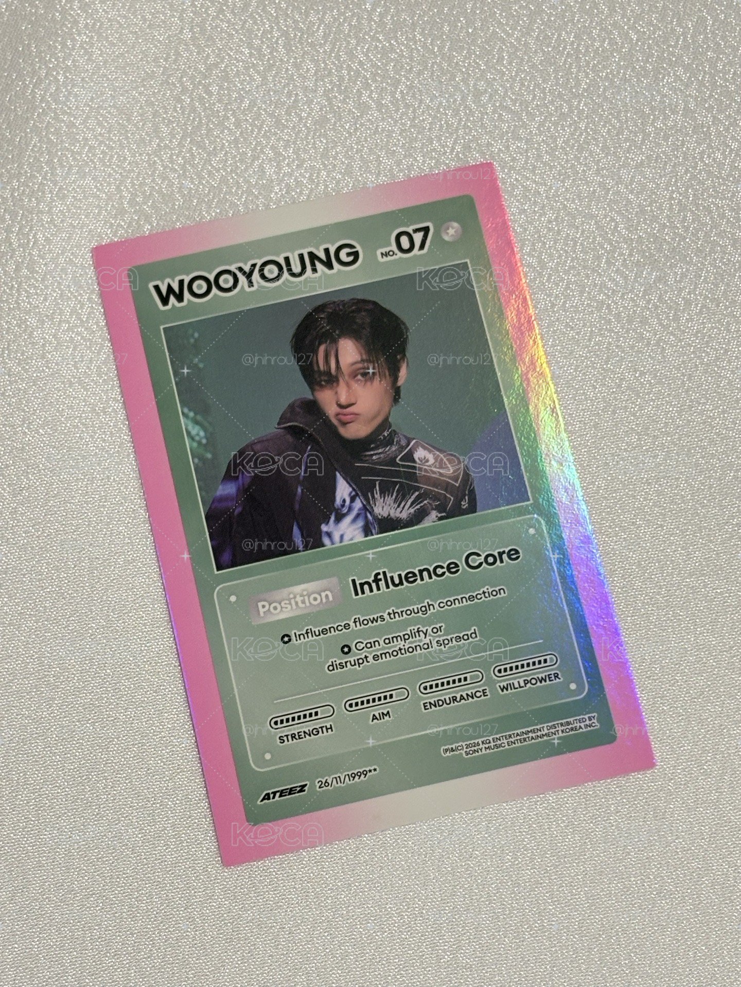 友榮 GH5 PB 專輯卡 Z ver. Character Card