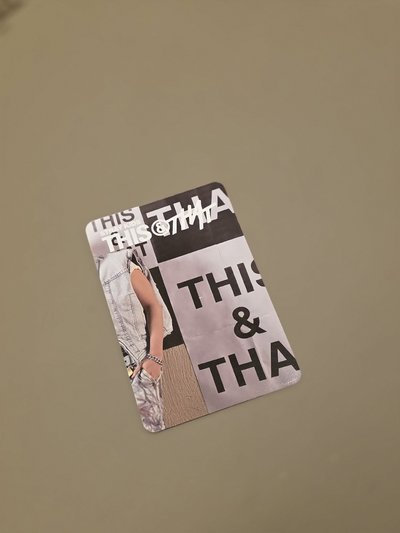 THIS & THAT 專輯卡 & ver. 菲