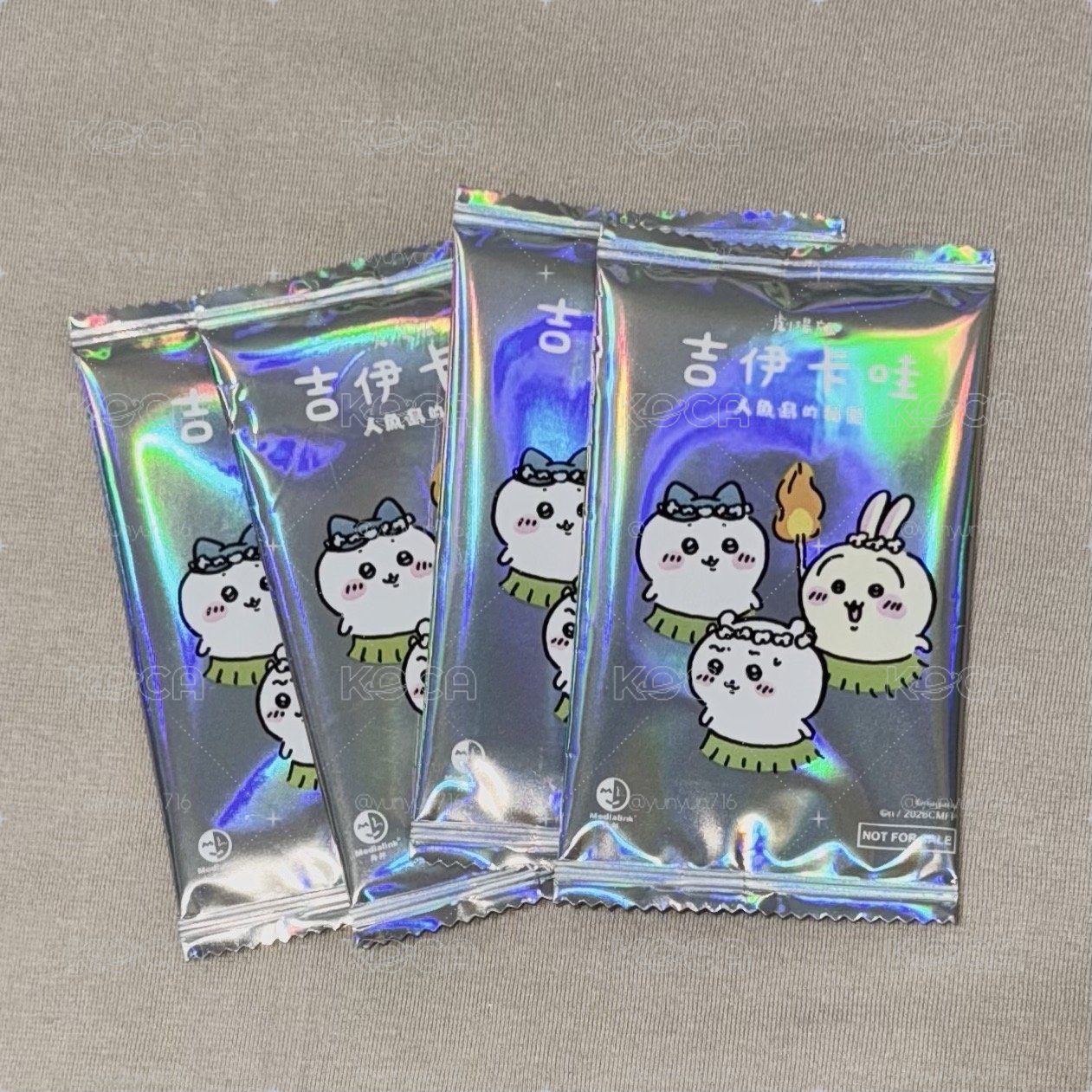 吉伊卡哇人魚島電影特典盲袋小卡⋆˚.⋆