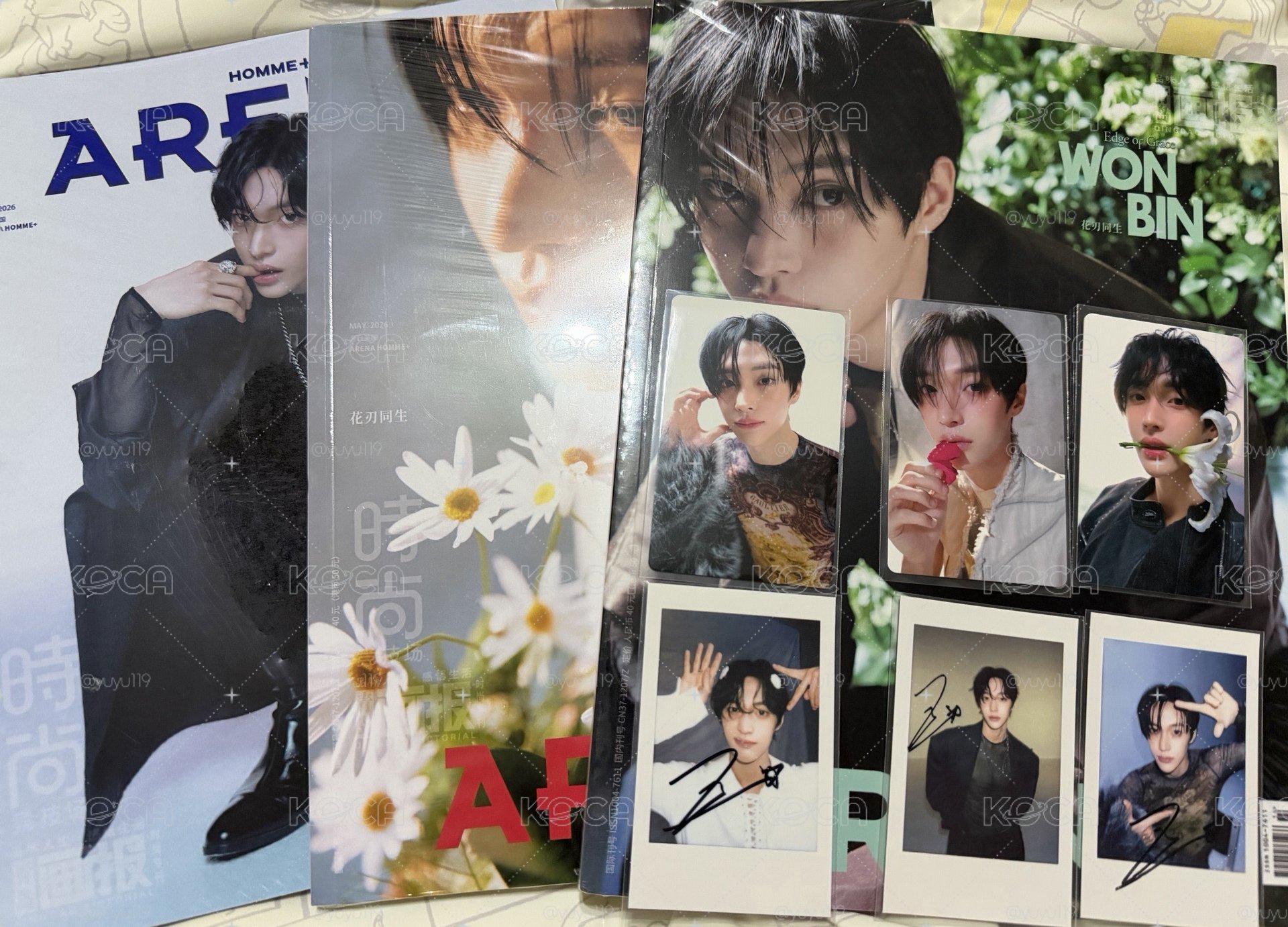 元彬 Arena 雜誌組合