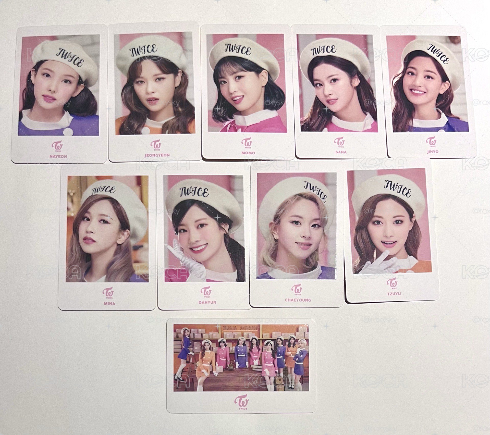 TWICE in Wonderland 周邊小卡組