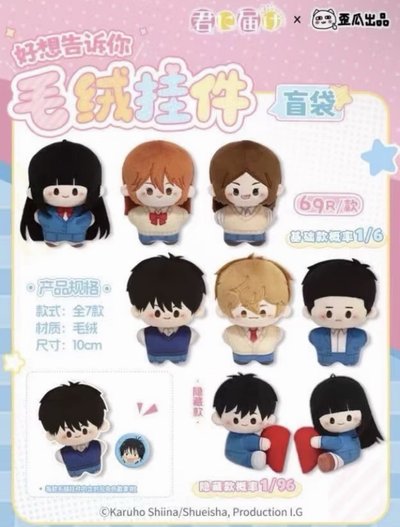 只想告訴你 好想告訴你 歪瓜出品棉花娃娃盲盒(正版)💗