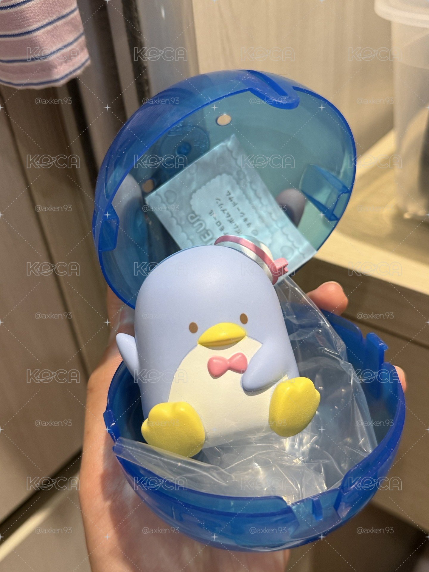 山姆企鵝 橡膠公仔扭蛋