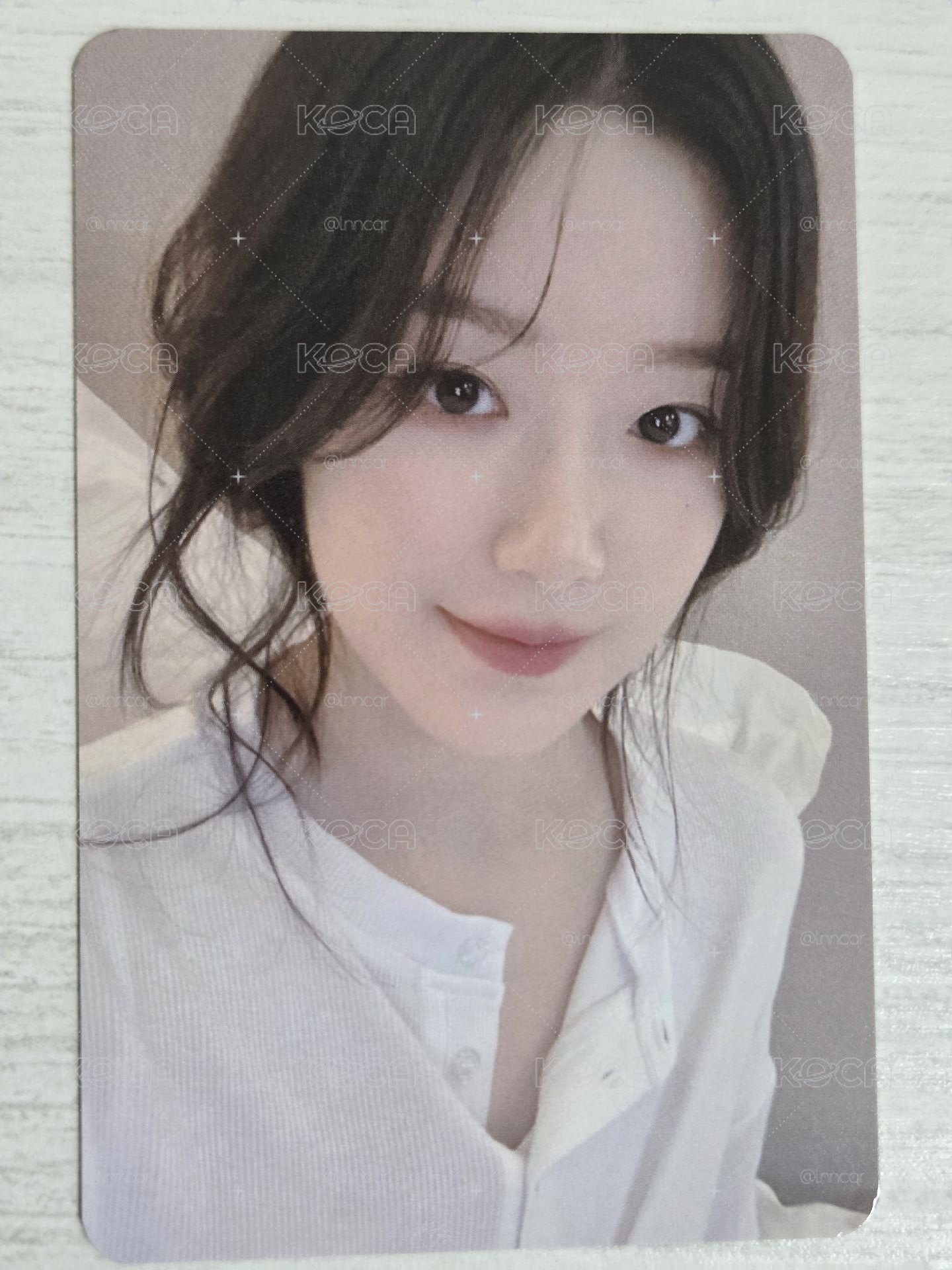 正規二 愛豆驛站 幸運卡 白衣刷