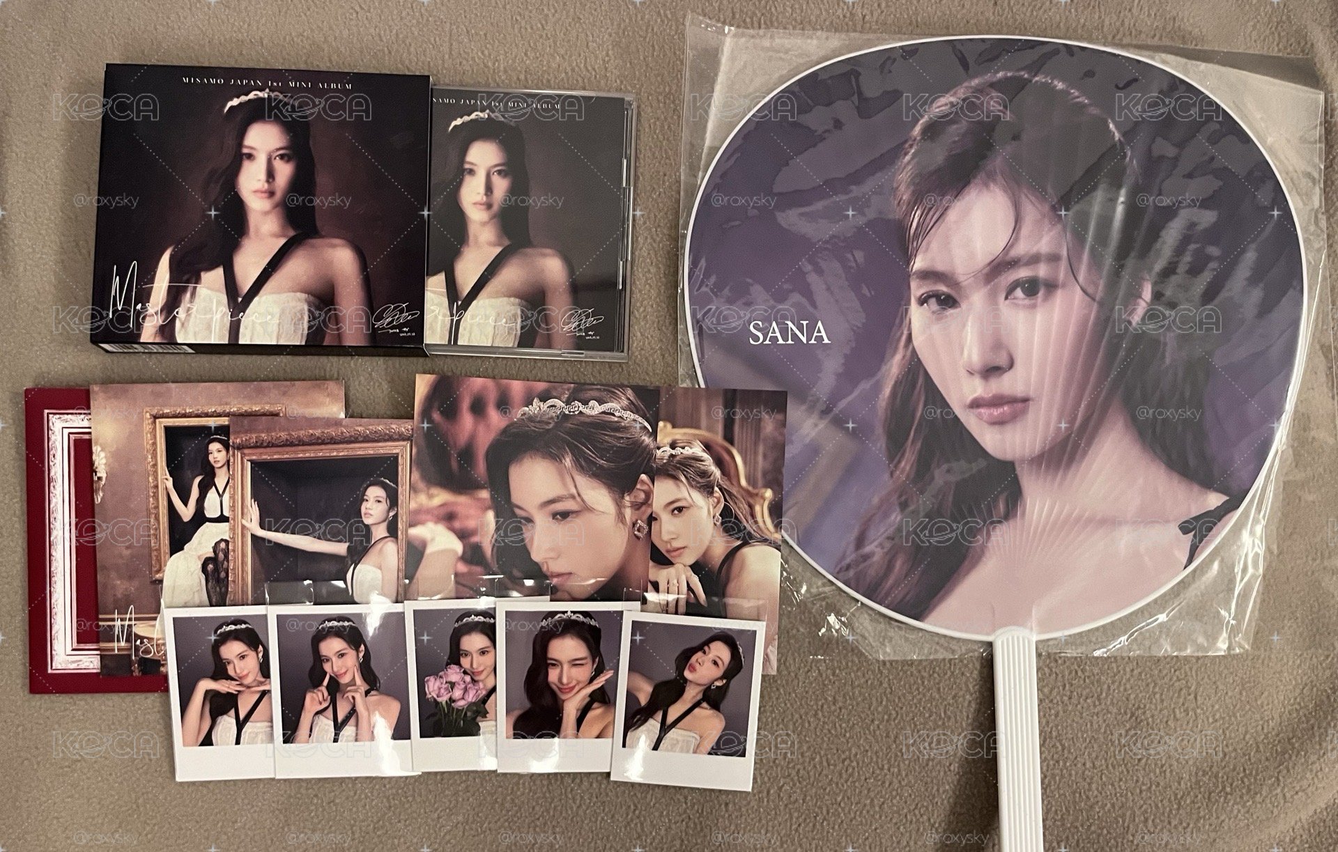 Masterpiece Sana個人盤+扇子