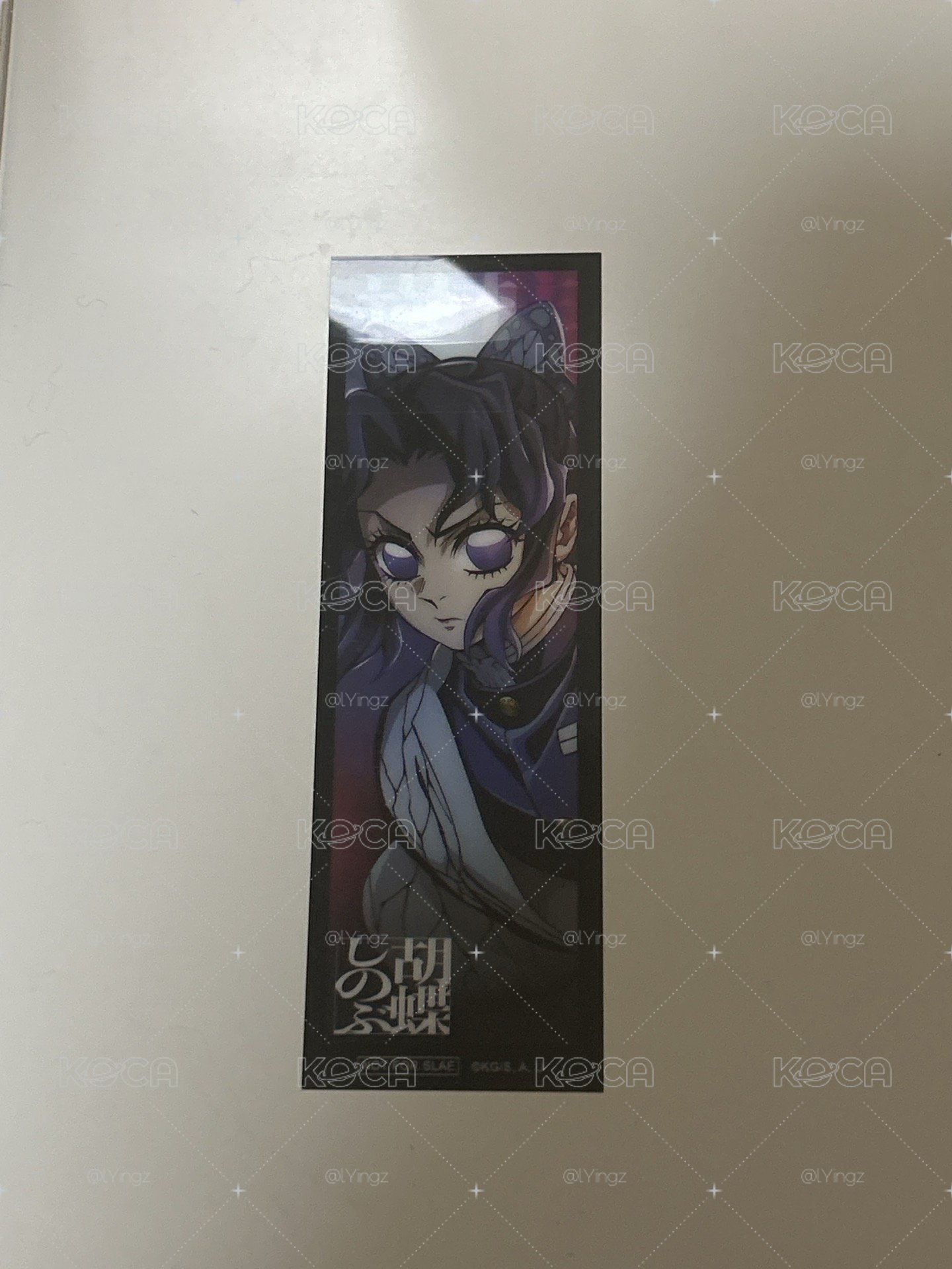 忍透明書籤