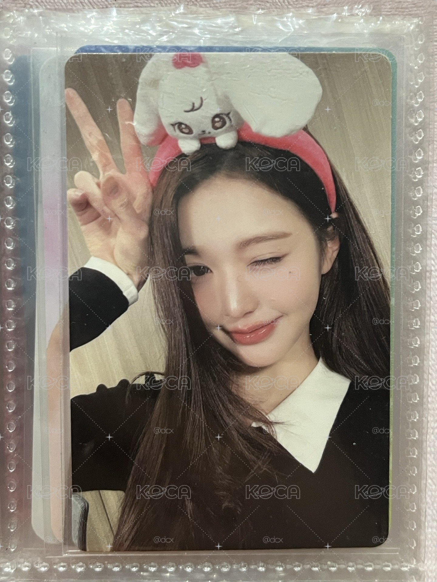 IVE 張員瑛 Wonyoung minive愛寶樂園滿額卡 cherry髮箍wink比耶員