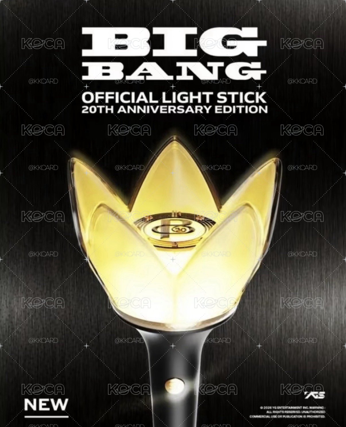 預購 BIGBANG 20週年紀念手燈 已安排快閃店預計購買 若無購買成功也會於線下店訂購