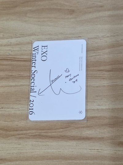 珉錫 EXO For Life 2016冬專 專輯卡