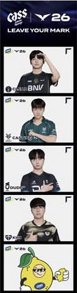 LCK X CASS TOP 貼紙 
