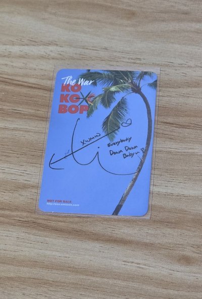 珉錫 EXO 四巡 DVD 周邊卡 & The war 、Power 專輯卡