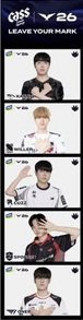 LCK X CASS  JGL 貼紙 