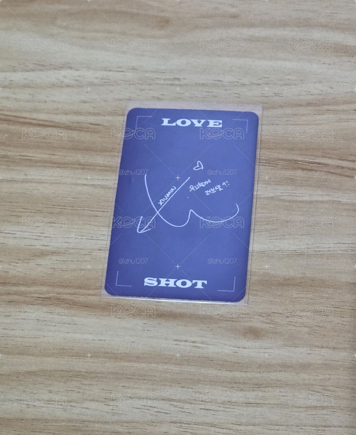 珉錫 EXO Tempo、Love Shot 專輯卡