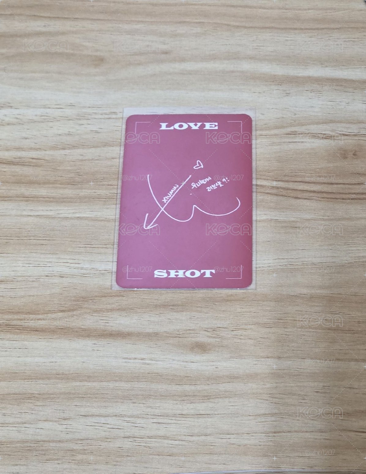 珉錫 EXO Tempo、Love Shot 專輯卡