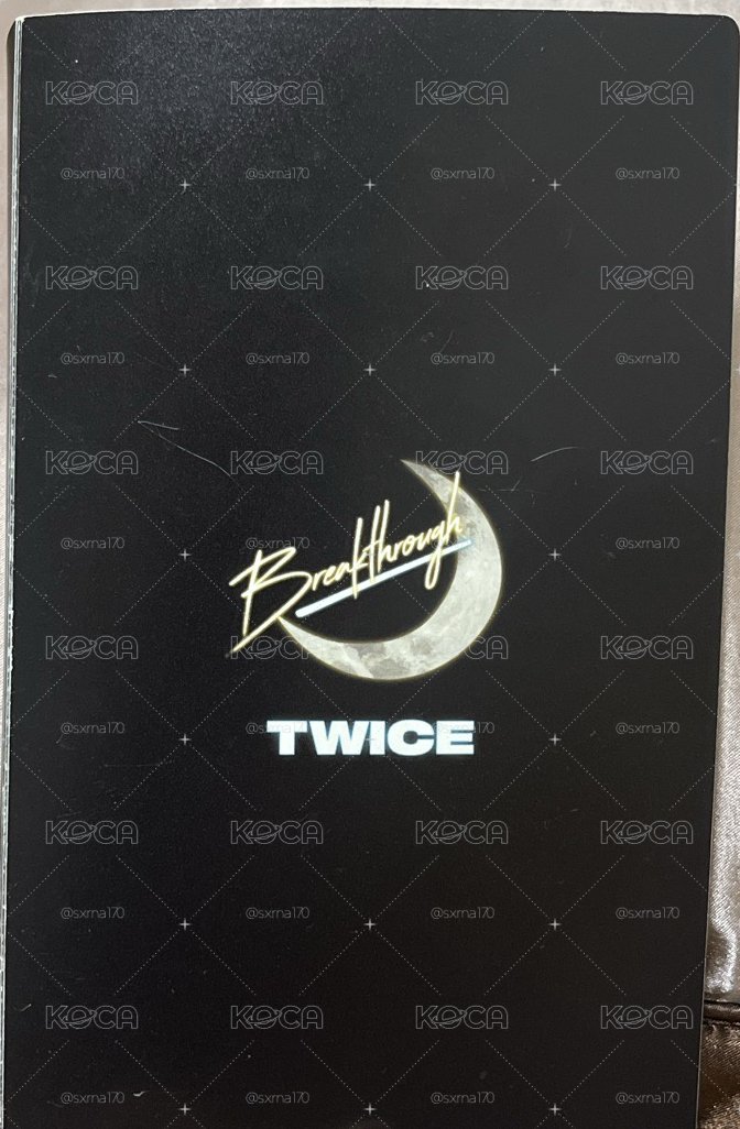 TWICE Breakthrough 卡冊 小本