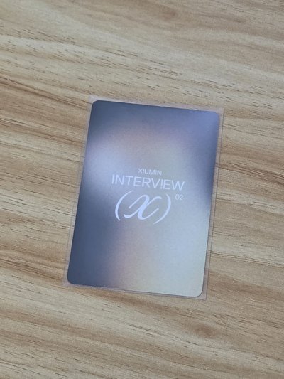 珉錫 solo Brand New 專輯卡 & INTERV!EW 全專