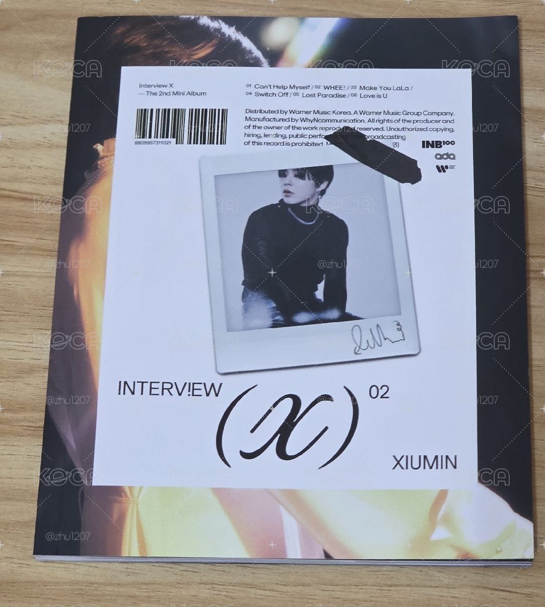 珉錫 solo Brand New 專輯卡 & INTERV!EW 全專