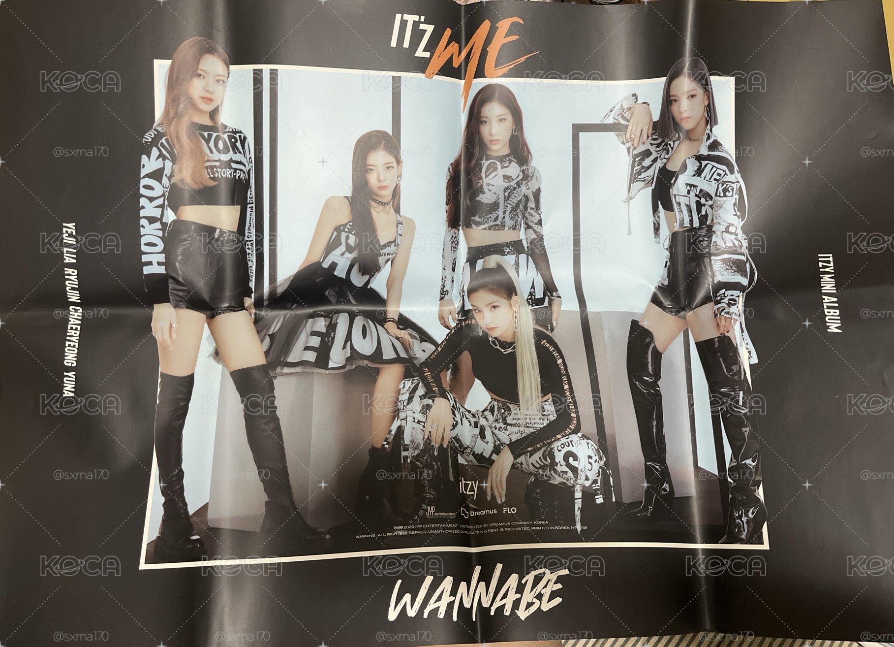 ITZY 迷二 海報 3款一起