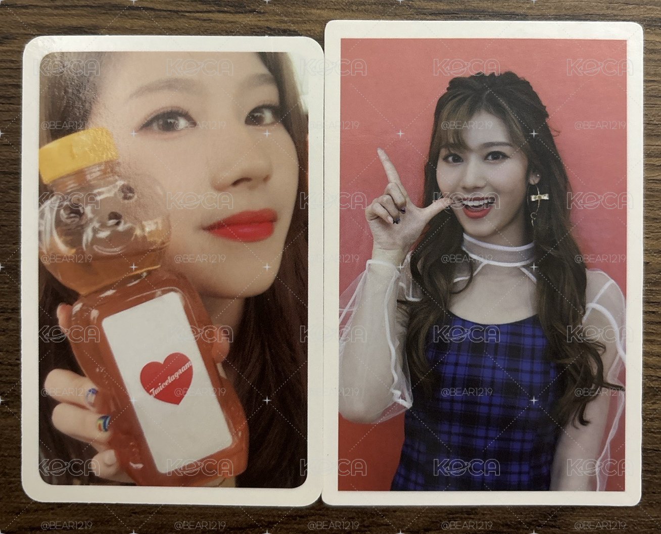 SANA💜Twicetagram小卡兩張