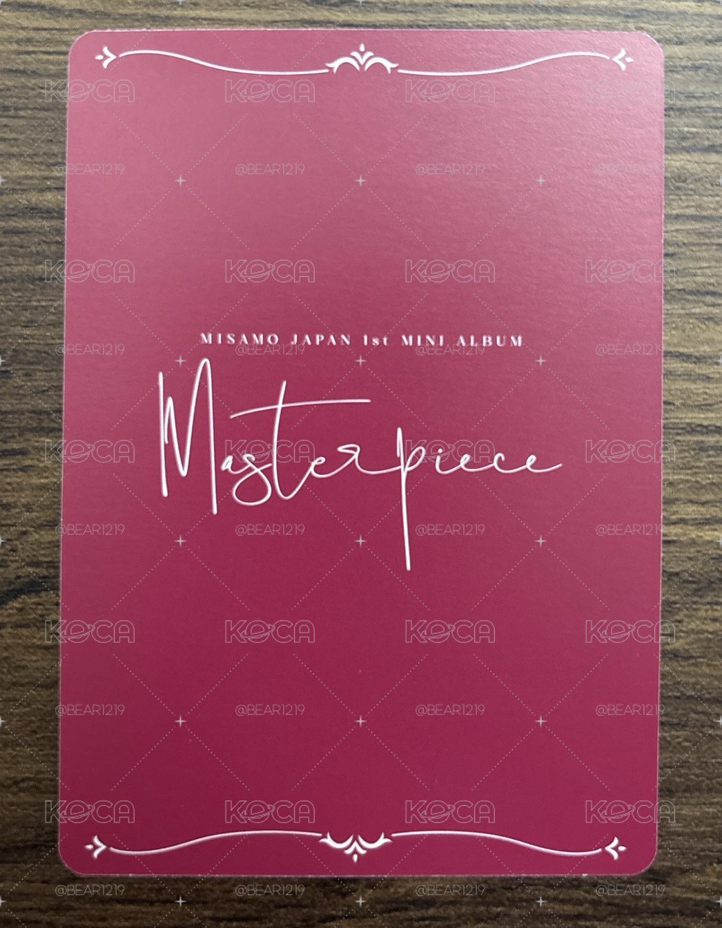 MINA💚Masterpiece 塔店幸運卡