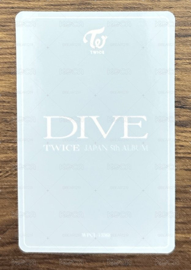 子瑜 DIVE 通常盤專卡💙