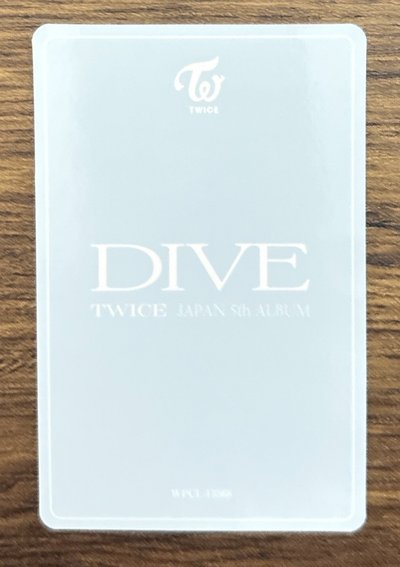 子瑜 DIVE 通常盤專卡💙