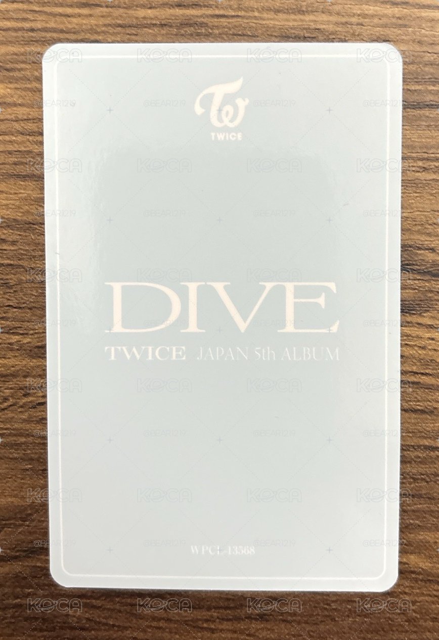 子瑜 DIVE 通常盤專卡💙