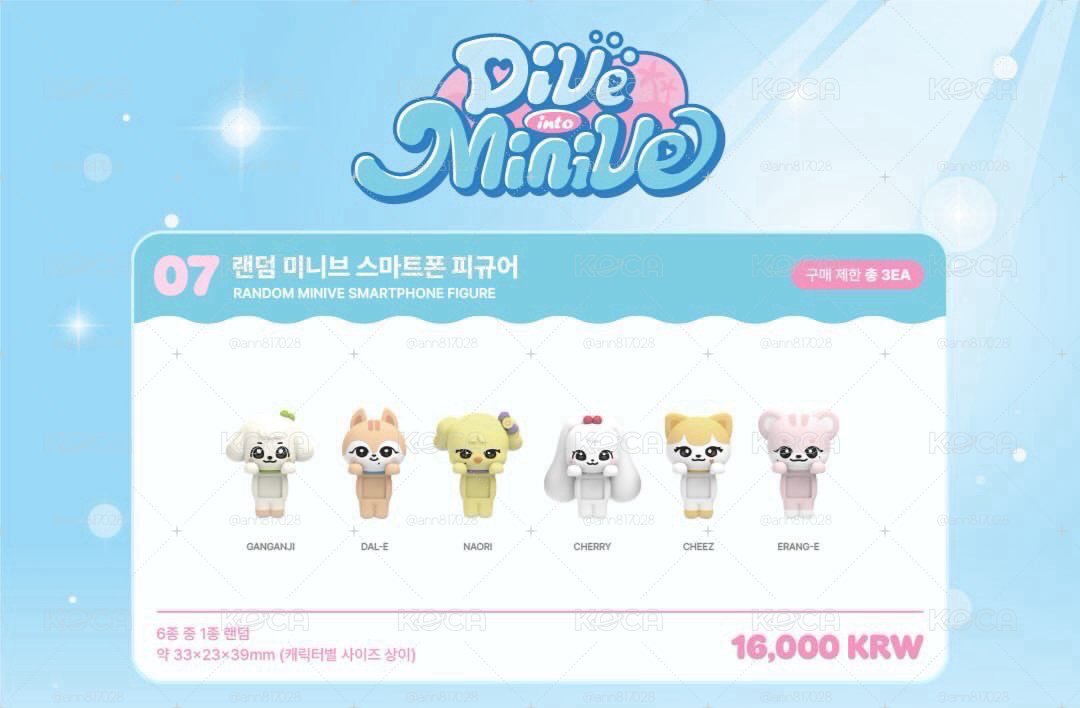 Minive快閃店 手機公仔（已拆）