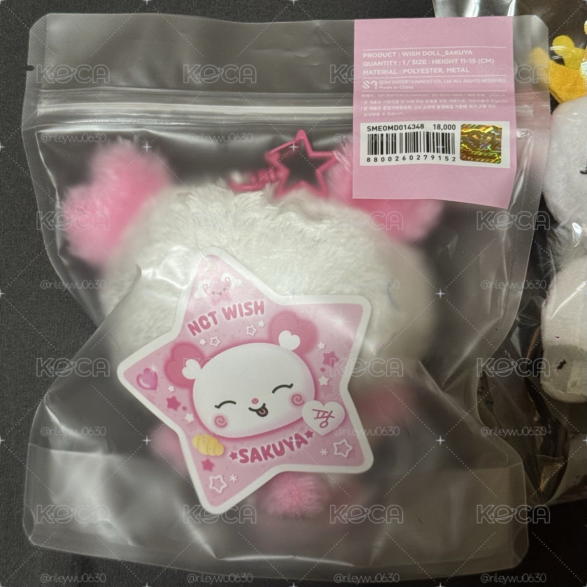 NCT WISH WISH DOLL三販Sakupang 全新未拆現貨