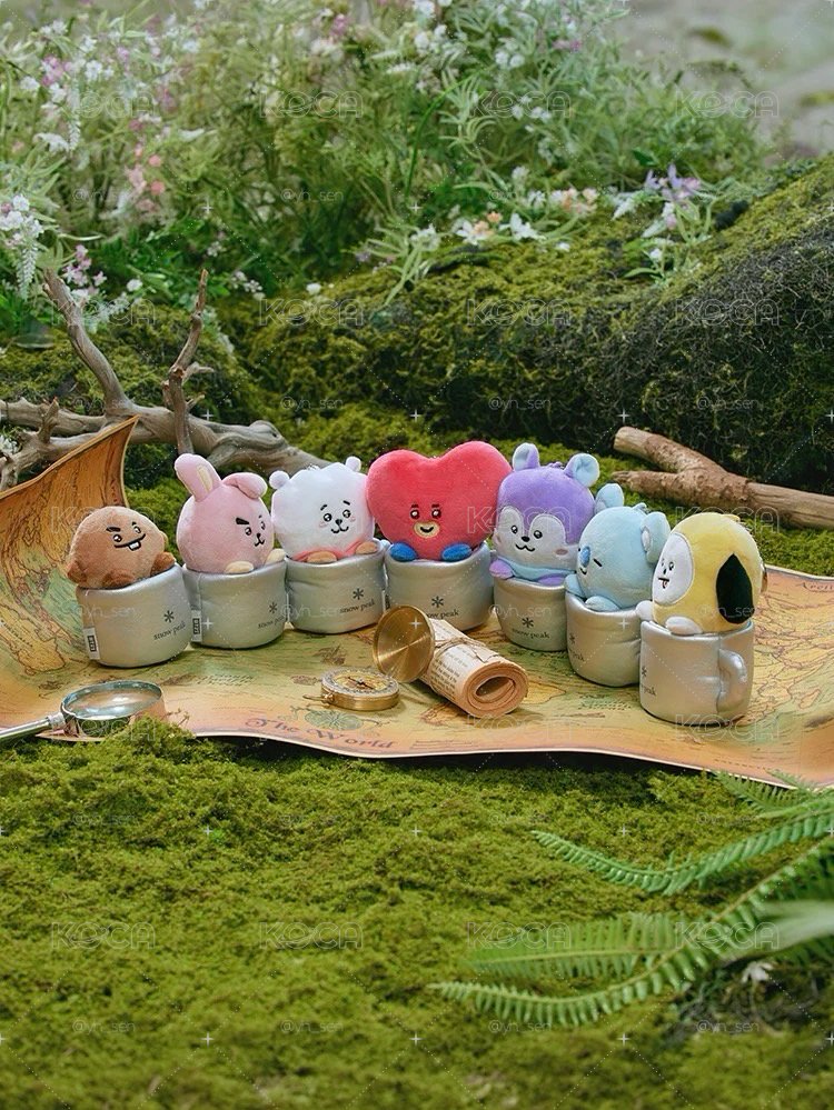 【BTS 全新現貨】 BT21 X Snow Peak 聯名限定 娃娃吊飾