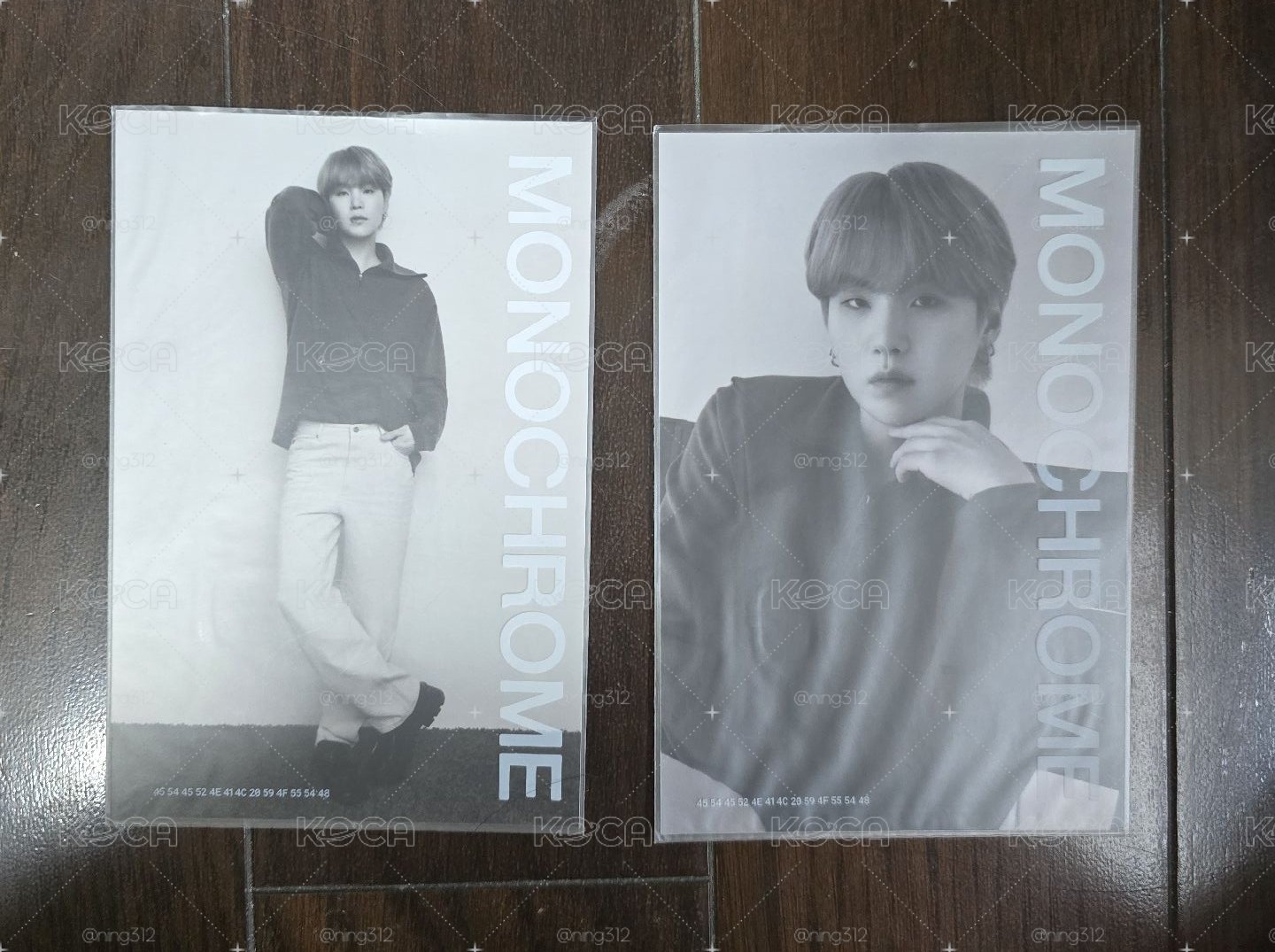 BTS MONOCHROME 玧其生寫真
