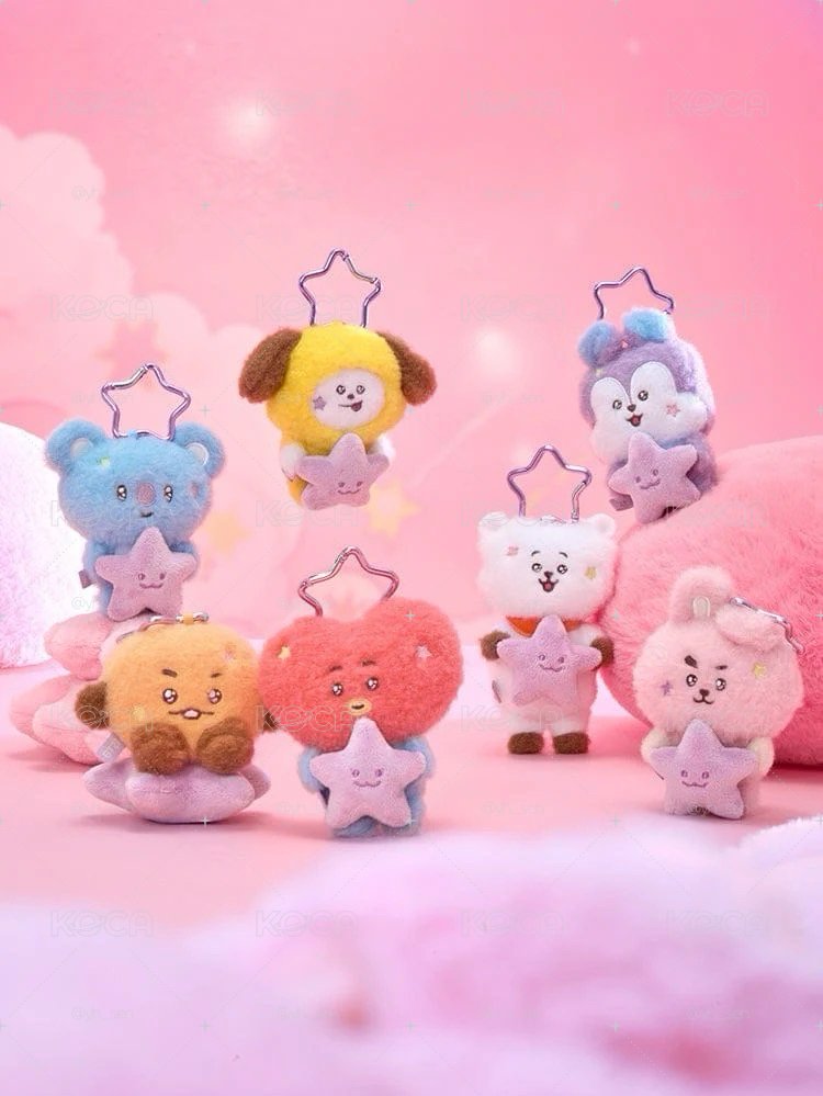 【BTS 全新現貨】 BT21 The Journey Purple Star 旅程系列 紫色星星 娃娃 吊飾
