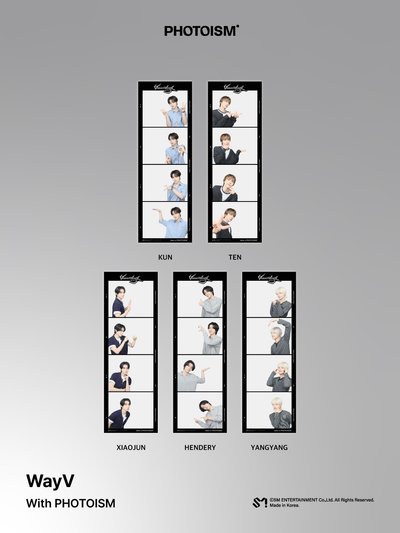 PHOTOISM X WayV 人生四格空拍代印 📸
