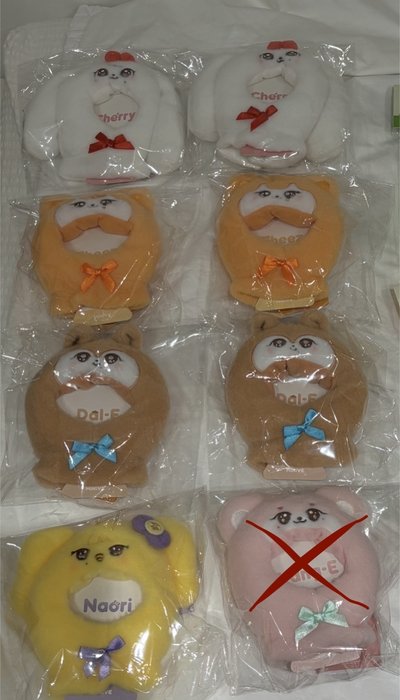 IVE  Minive 手燈套卡套海軍娃大頭娃鍵帽