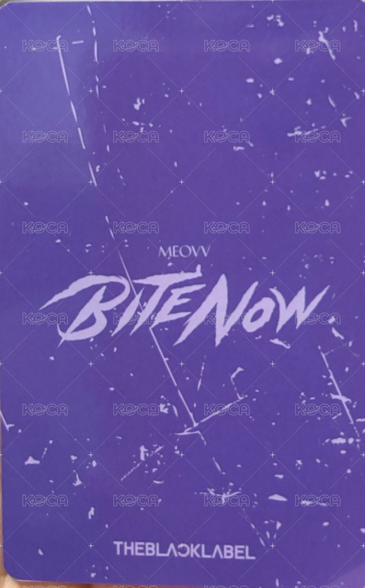 BITE NOW 日本快閃 滿額卡  背面