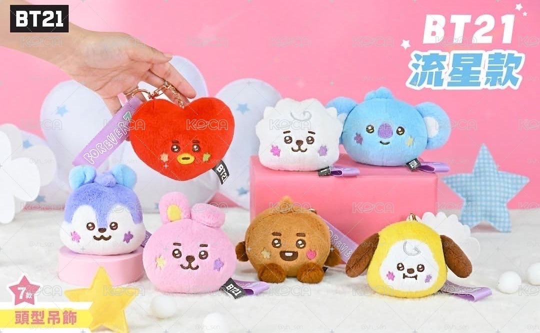 【BTS 全新現貨】BT21 KHTOY 26流星系列 站姿款 大頭款 絨毛玩偶 娃娃鑰匙圈 吊飾