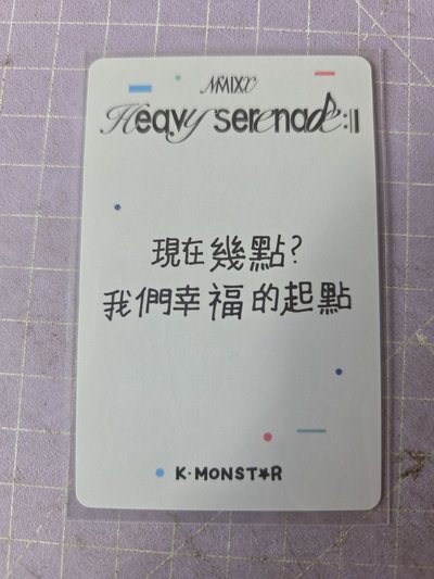 nmixx裴 km高雄簽售 中文卡背