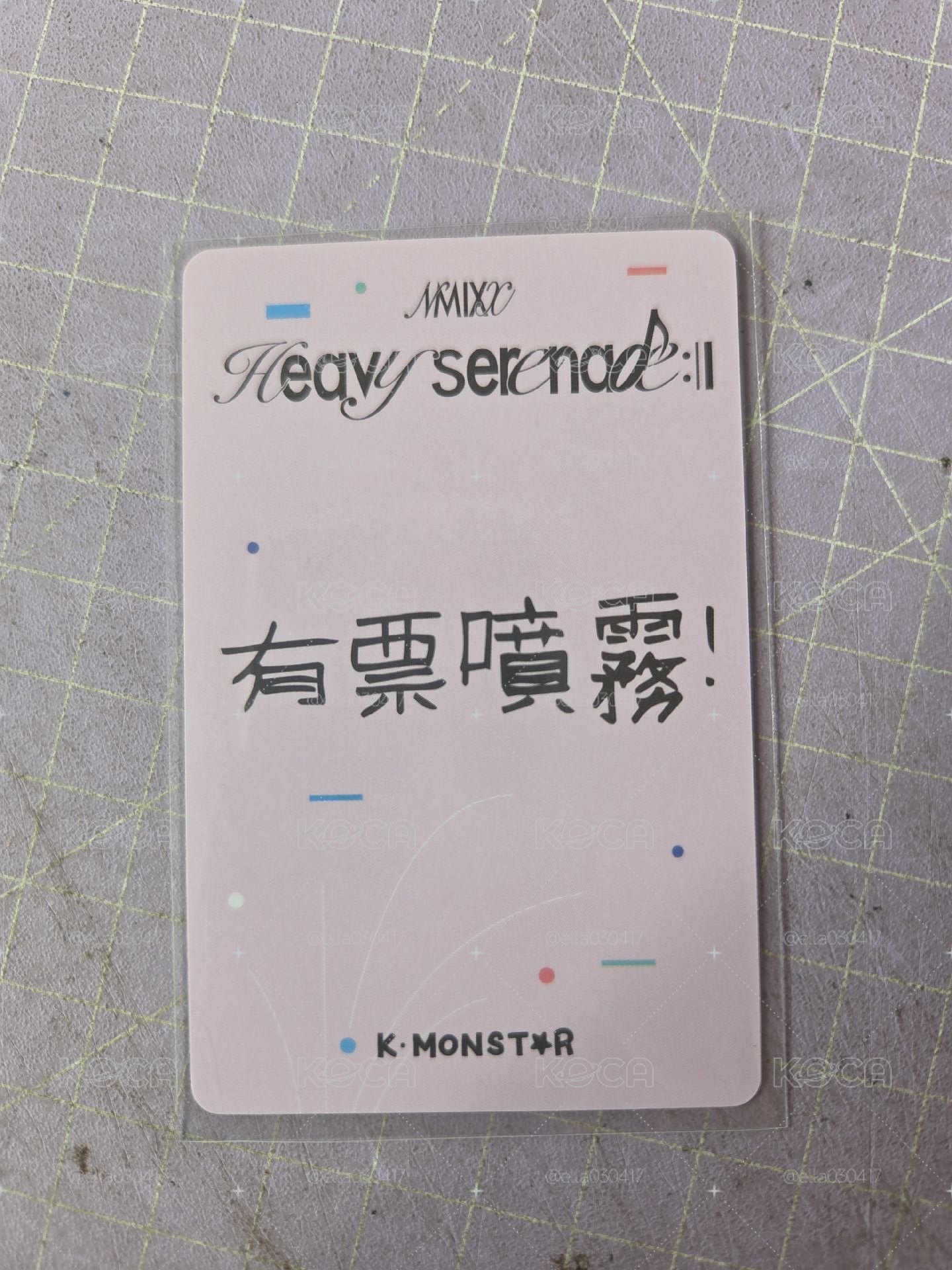 nmixx友 km合影 中文卡背