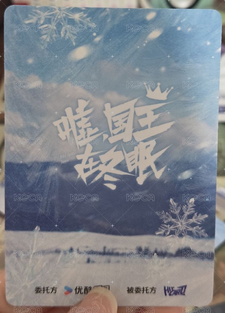 國王 隨機卡 飞雪卡 姜南风&老烟拍照 背面