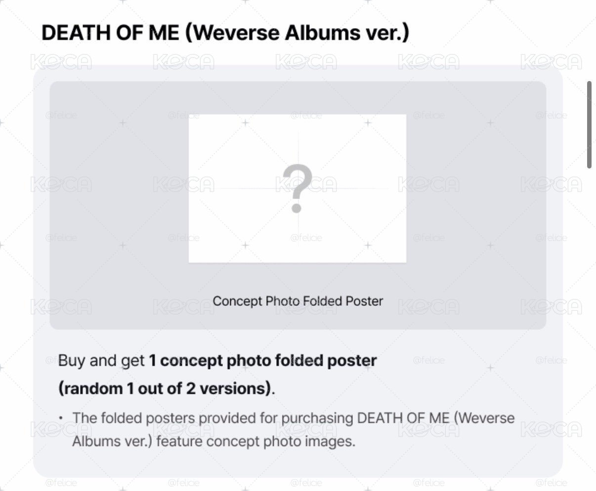 李羲承 EVAN 迷你一輯 DEATH OF ME Weverse Album 專輯 Weverse特典小卡