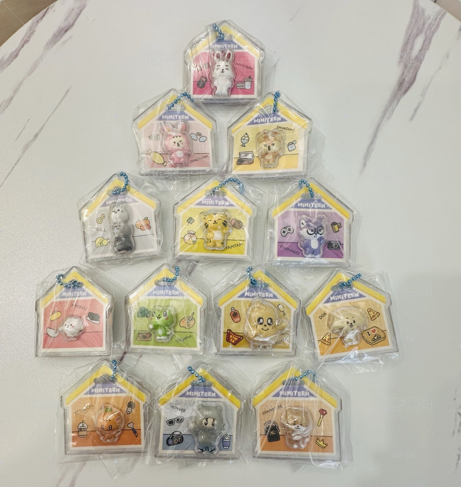 萬代聯名 MINITEEN 吊飾 一套