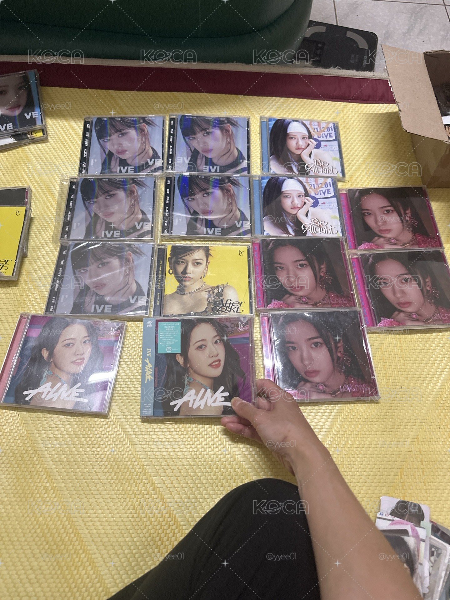 IVE 安俞真空專+小卡（I’VE be alright afterlike love dive alive)