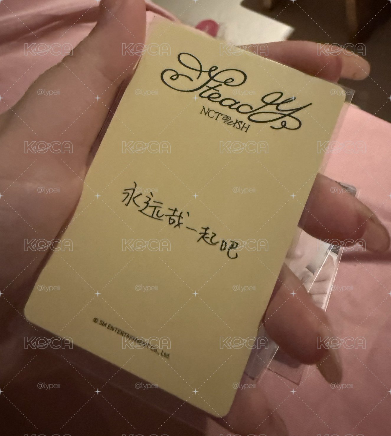 NCT Wish 中背小卡 Sion Jaehee Ryo sakuya