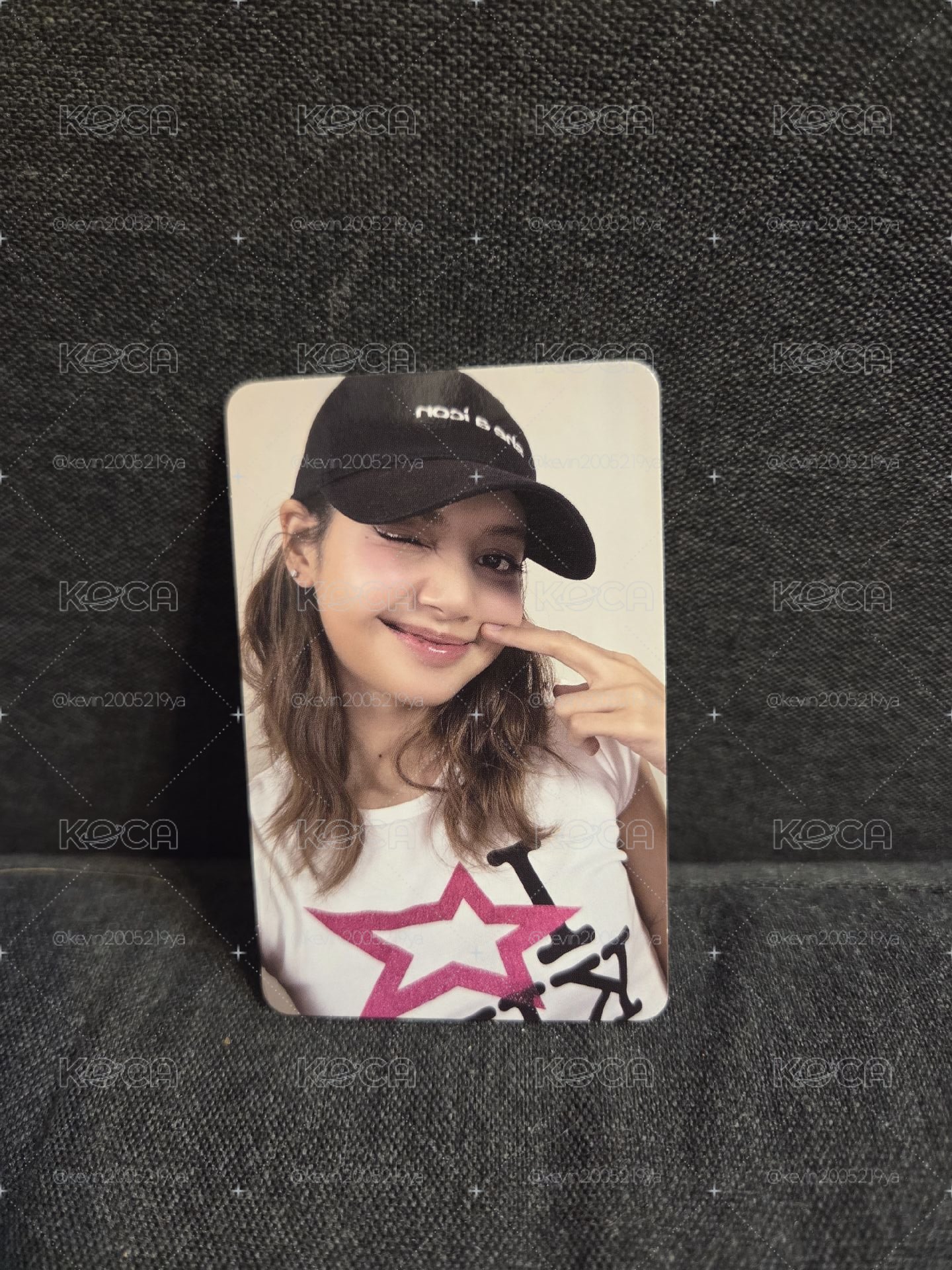 lisa km簽售鴨舌帽
