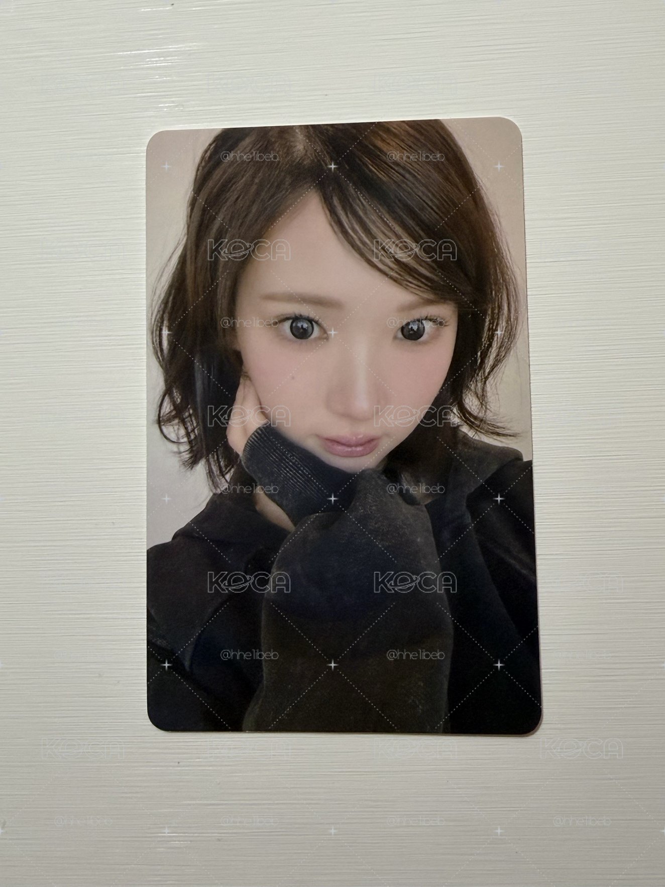 Jiwoo Focus kms 2.0 簽售卡 「草莓小宇 我喜歡你」