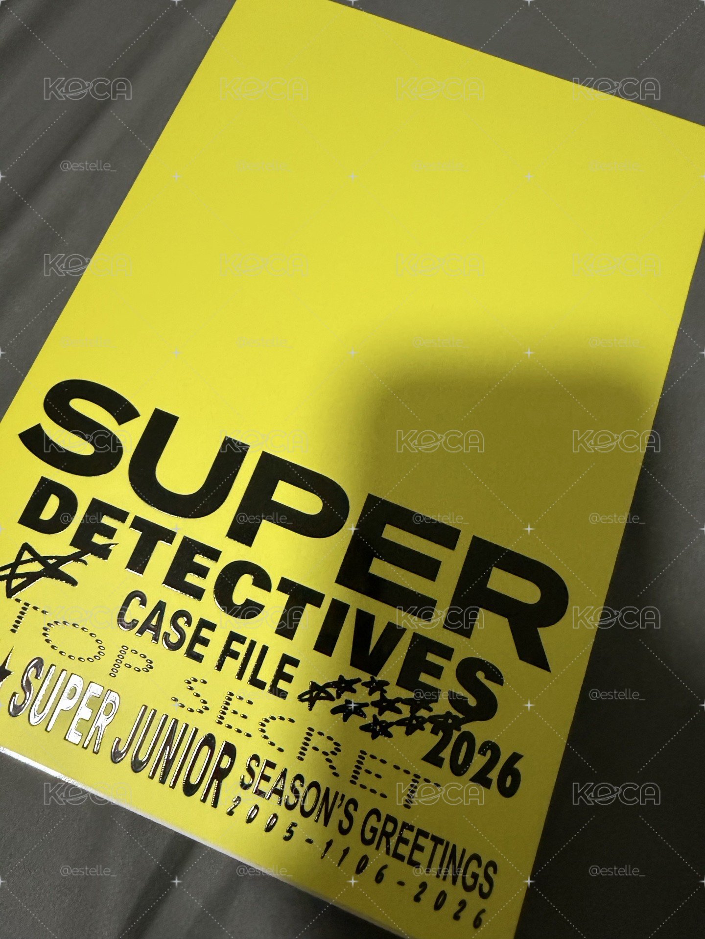 SUPER JUNIOR 2026年曆筆記本