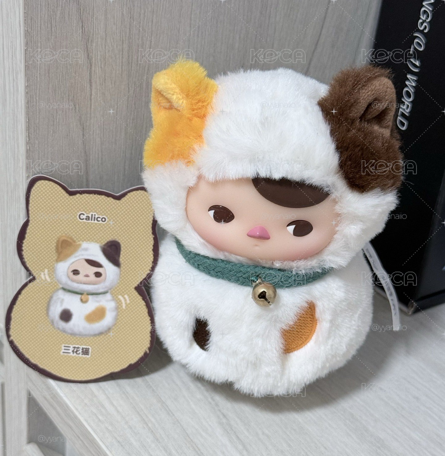 Pucky三花猫不倒翁