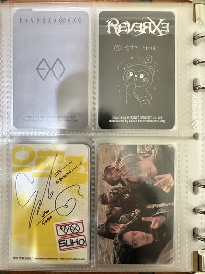 Exo專輯小卡