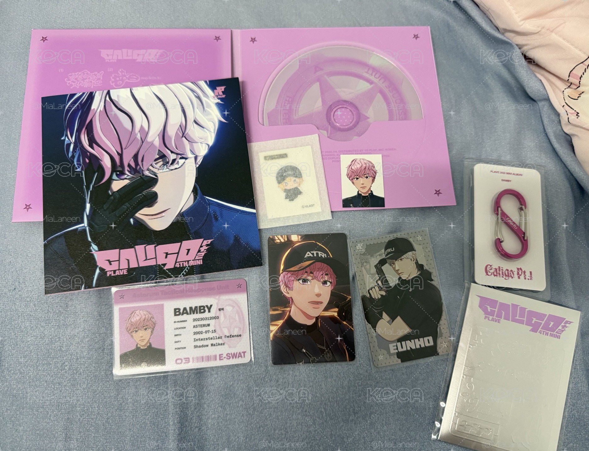 迷四 電子專 POCAALBUM Ver.+ 迷四 專輯 ID PASS Ver.+斑比登山扣