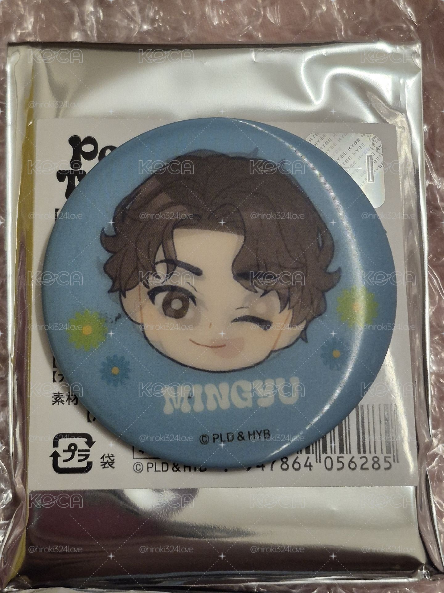 初期傷〈未使用〉迷你摺疊收納盒+吊飾+徽章×2〈合售〉PetiTEEN MINGYUSEVENTEEN